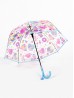 Kids Clear Sweet Candy Patterned Umbrella